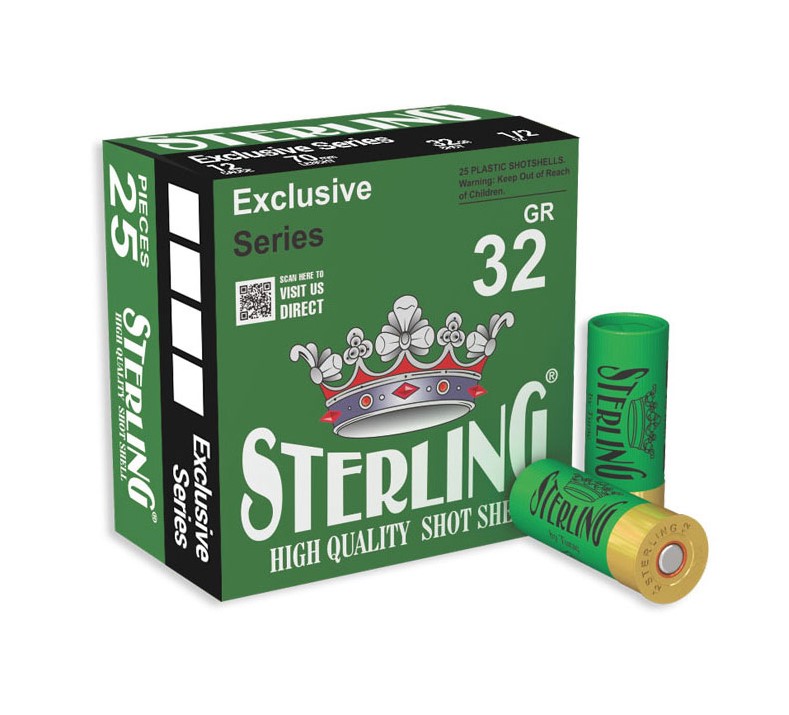 Патрон STERLING 12/70 №2 32гр. BIOR (25)