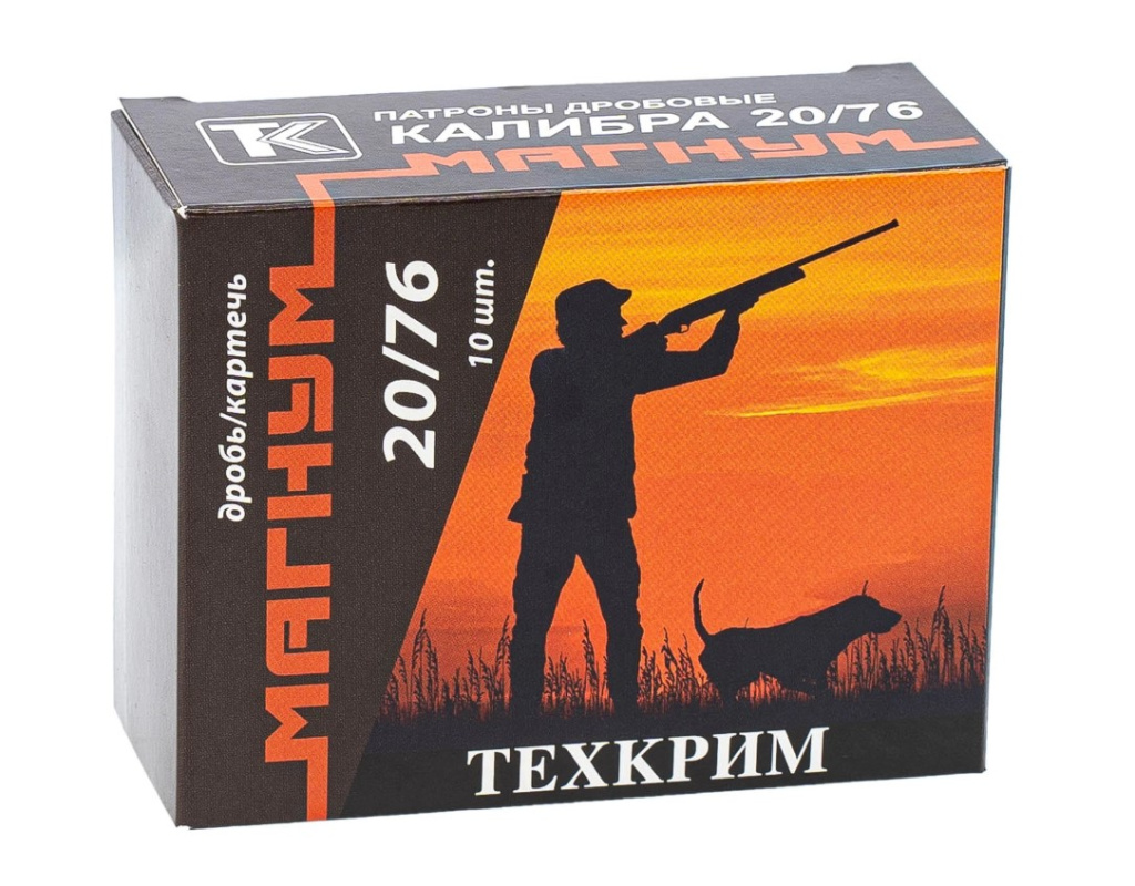 Патрон Техкрим 20/76 №1 Магнум (10)