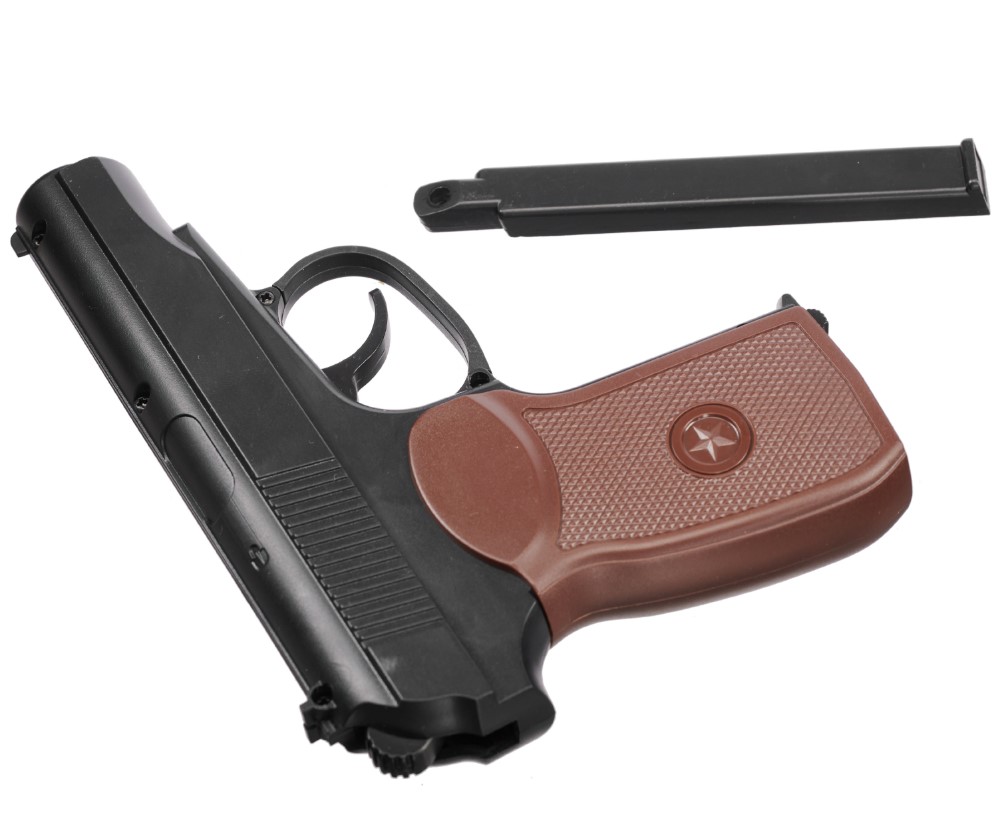 Пневматический пистолет ПМ аналог Макаров к.4,5 металл