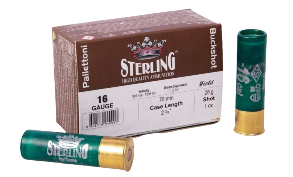 Патрон STERLING 16/70 Buckshot 28гр. (10)