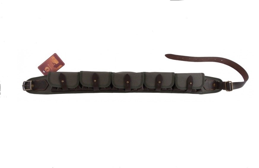 Патронташ VEKTOR закрытый из ткани кордура с ремнем кожа /П-50/