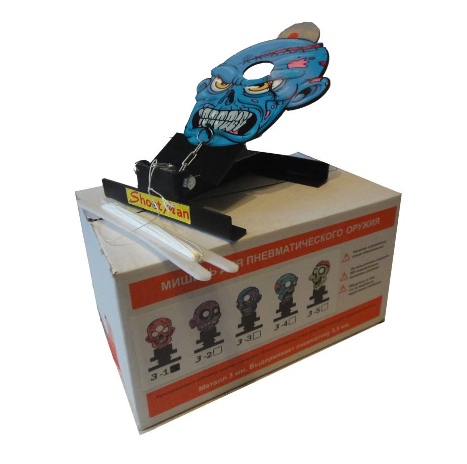 Мишень Shootman подъемная Z-3 металл 3мм (1)