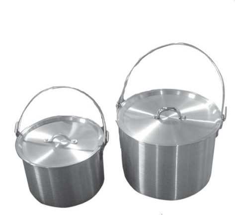 Набор котлов TRAMP алюминиевый с крышкой 4,8л +9л/TRS-085/