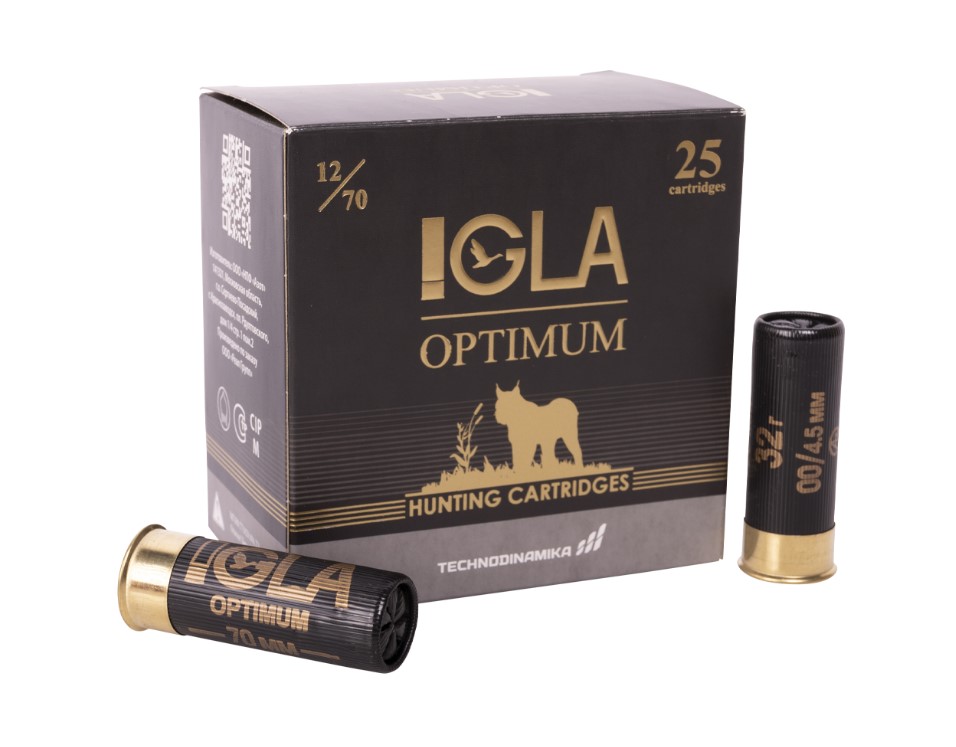 Патрон 12/70 №0 32гр. Игла Оптимум (10)