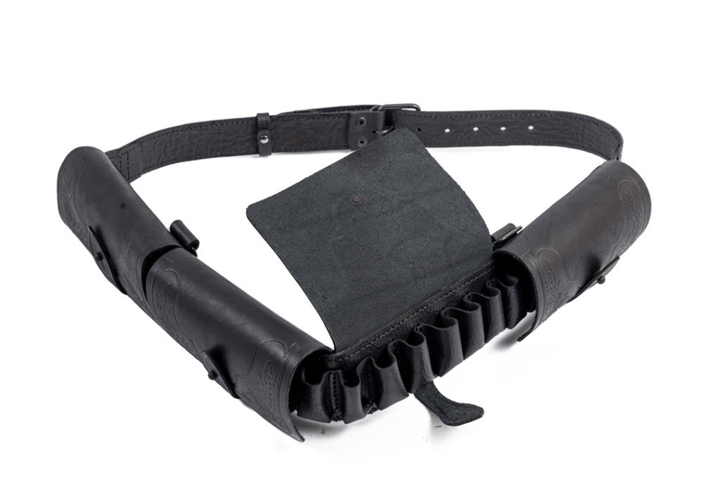 Патронташ Хольстер 12к закрытый кожа черный /190040033/
