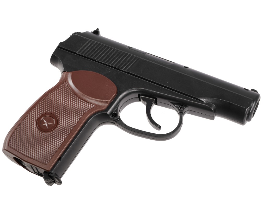 Пневматический пистолет ПМ аналог Макаров к.4,5 металл