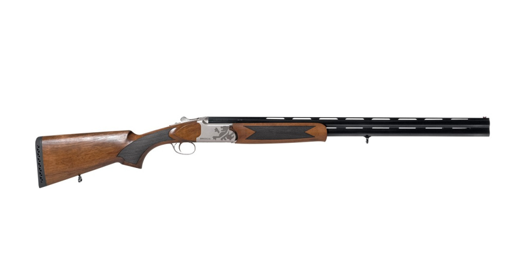 Охот. ружье Kral Brescia Coraggio кал.12/76 орех 5 д/н L=710  белая, алюм. с/к, эжектор