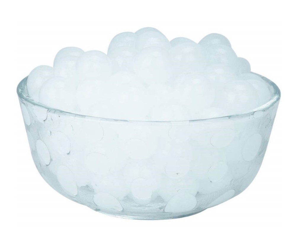 Шарик гелевый 7-8мм белый (500)/1уп