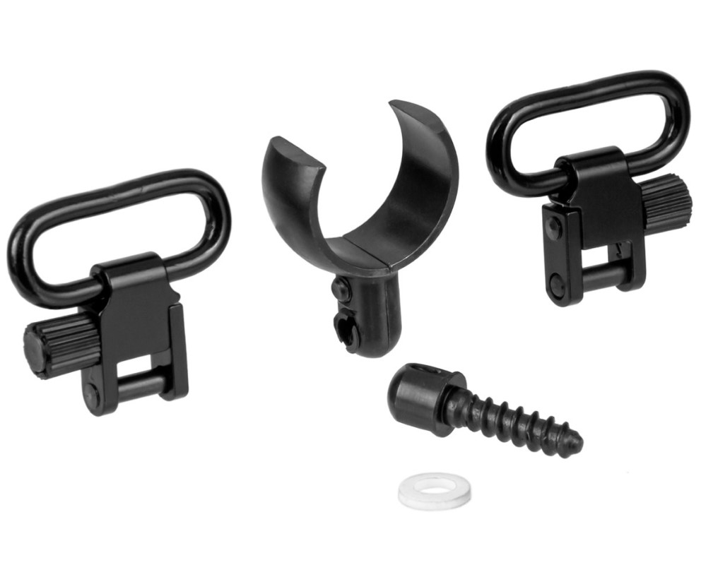 Антабка ShotTime быстросъемная на приклад и ствол, D-21, для ремня 25мм /ST-1591-2/