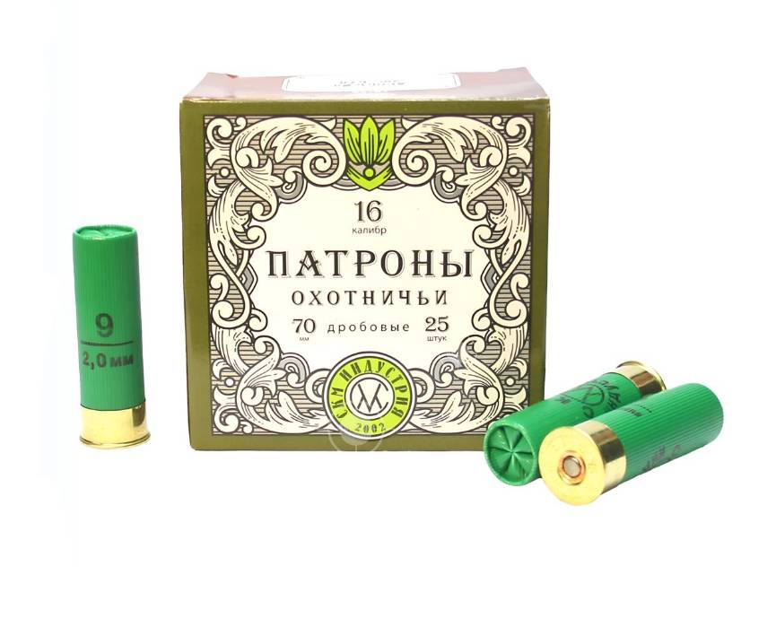 Патрон СКМ 16/70 №9 Элит 30гр. б/к (25)