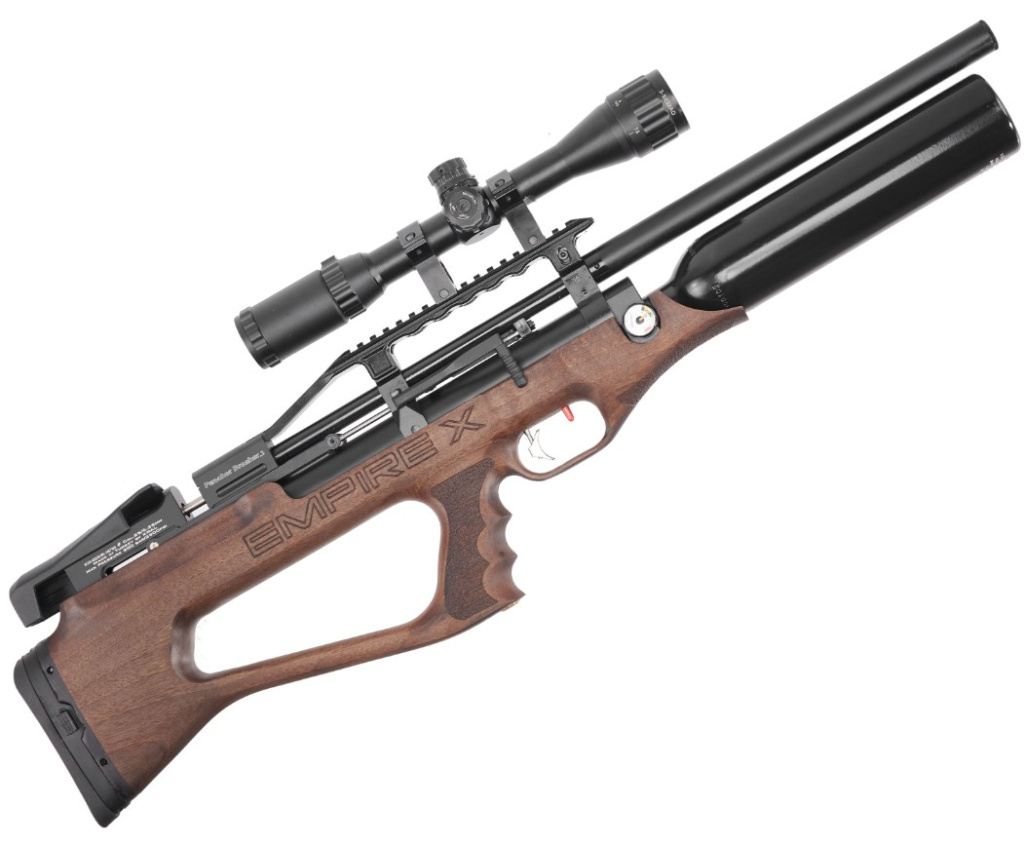 PCP Пневматическая винтовка Puncher breaker 3 k.6,35мм орех Empire X