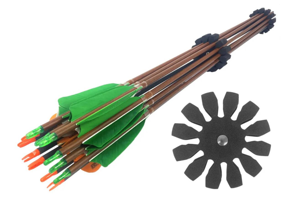 Тубус для стрел Centrshot плс. с держателем зел. /ARTB-001GR/ (1)