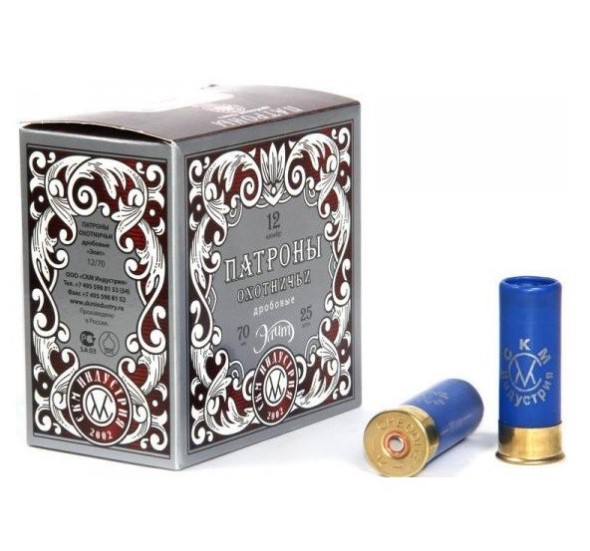 Патрон СКМ 12/70 №7 Элит 33гр. б/к (25)