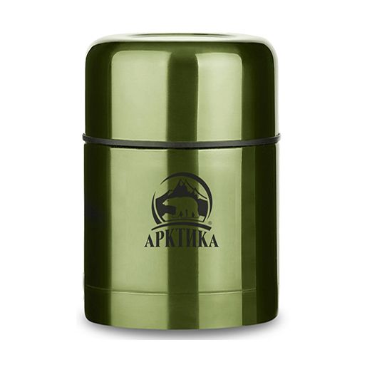 Термос Арктика с супер широким горлом 0,5л суповой болотный /302-500/
