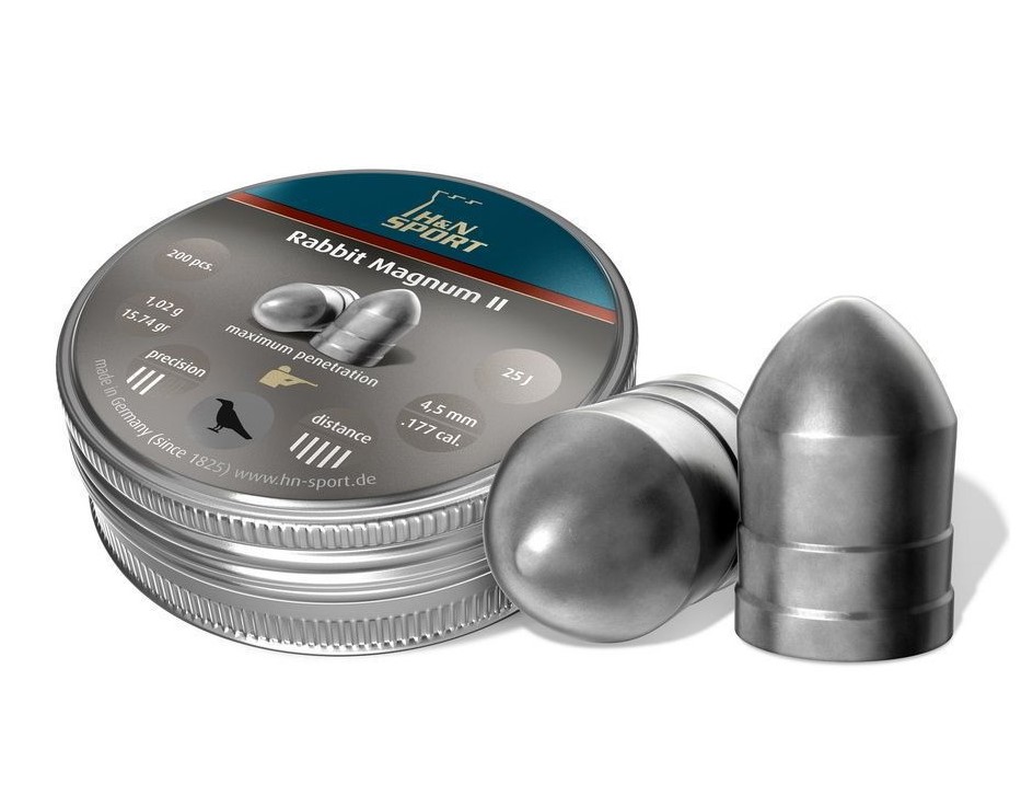 Пуля пневм. H&N Rabbit Magnum II 4,5 мм 1,02г (200)/1уп.