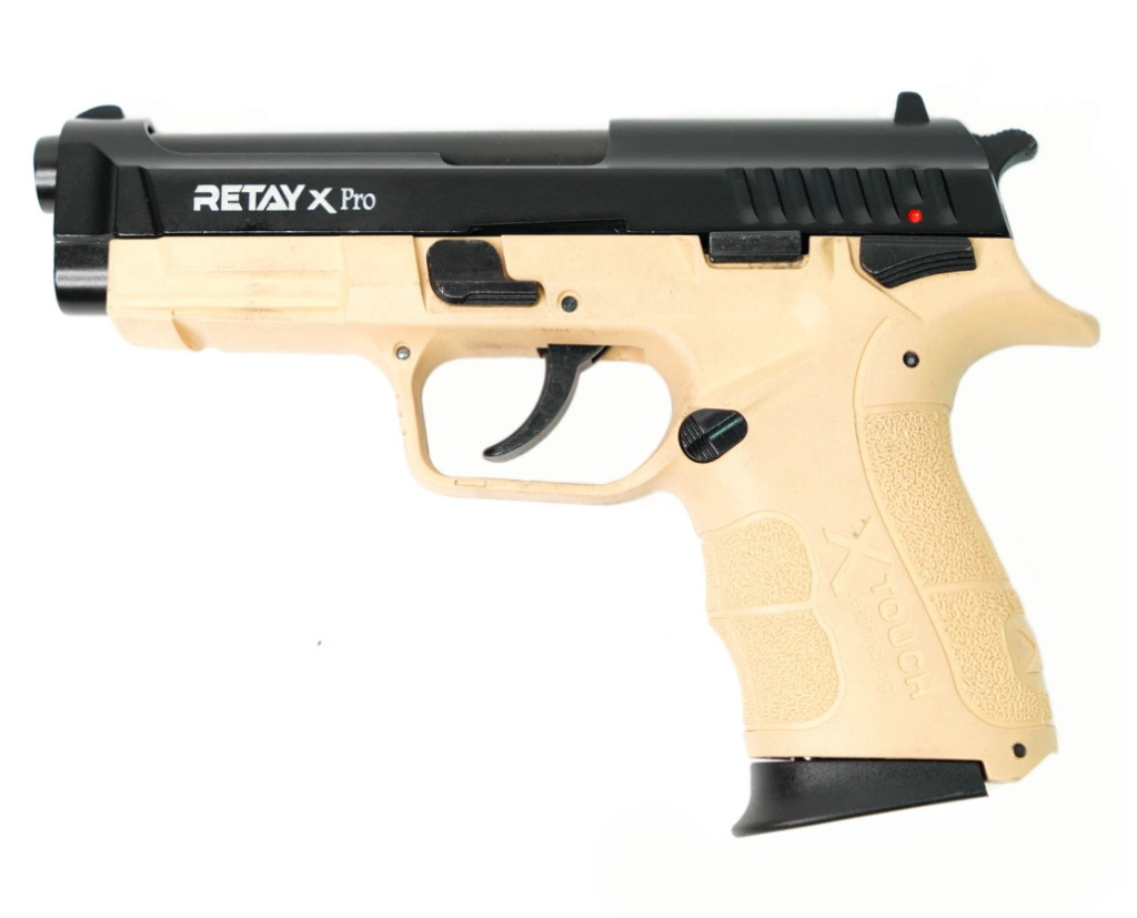 Макет охолощенный пистолета XPRO Yellow к.9мм РАК