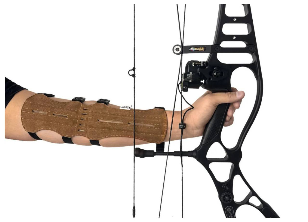 Крага охотничья 33 см замша /CSK-33HBS/ (2)