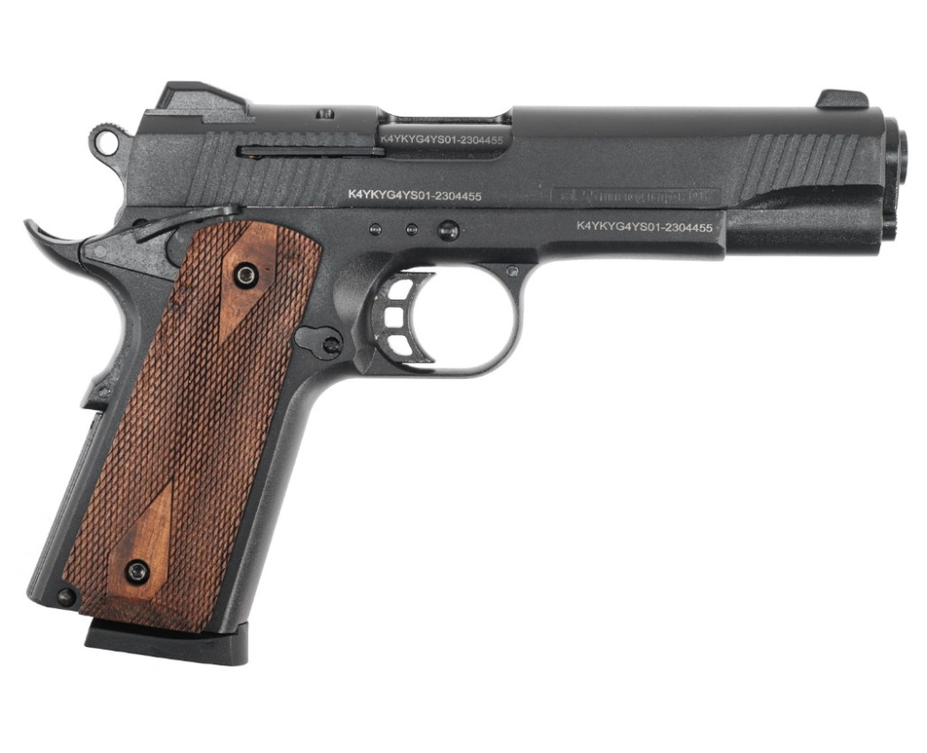 Пистолет сигнальный K1911 KURS Classic черный к.5,5