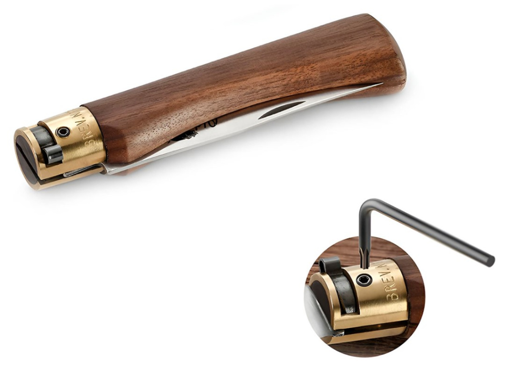 Нож складной Old Bear Classical  Walnut XL, W1.4060 сатин /9307-23LN/