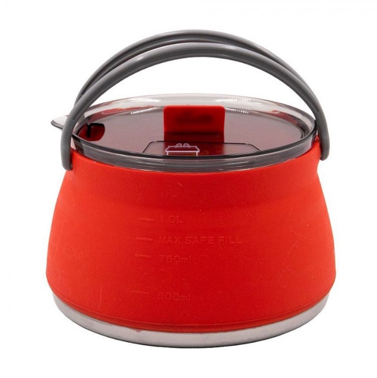 Чайник TRAMP складной силиконовый терракотовый 1л  /TRC-125/