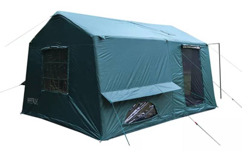 Надувная палатка ARTELV TISO на 8 чел – L Зелёная