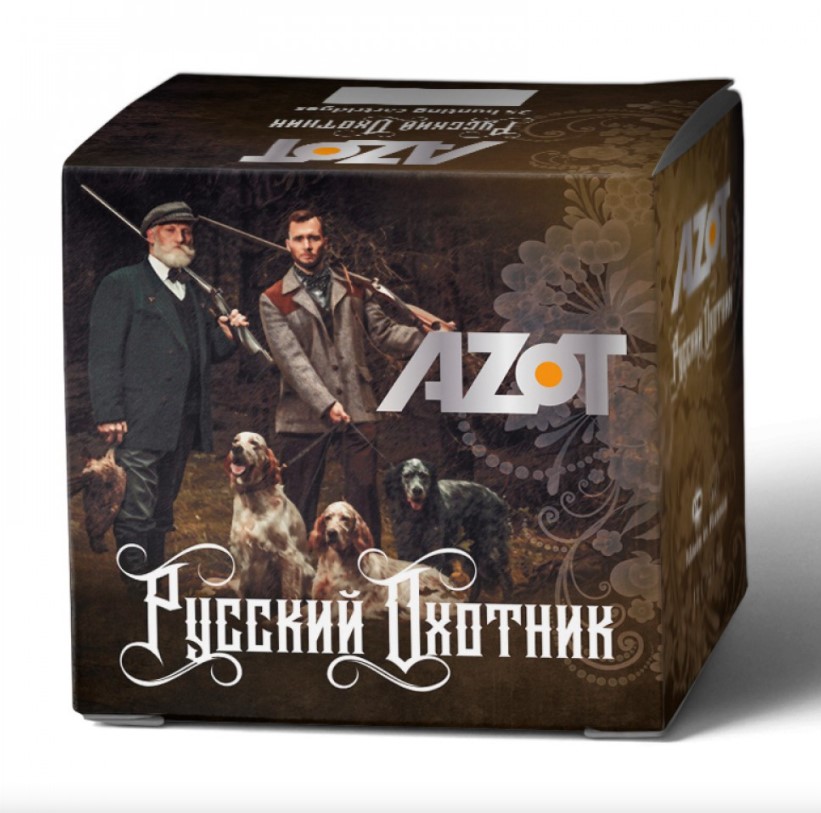 Патрон Азот 12/70 №0 32гр. Русский охотник (25)