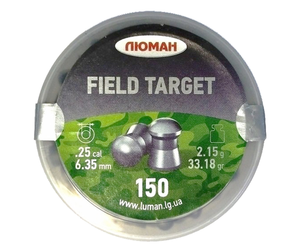 Пуля пневм. Люман 6,35мм Field Target 2.15г.(150)/1уп.