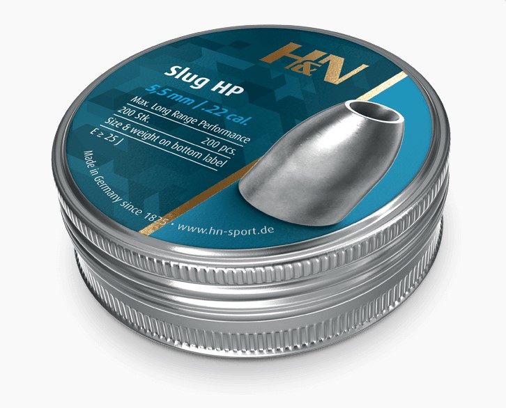 Пуля пневм. H&N Slug HP 5,51мм 1.36г (200)/1уп