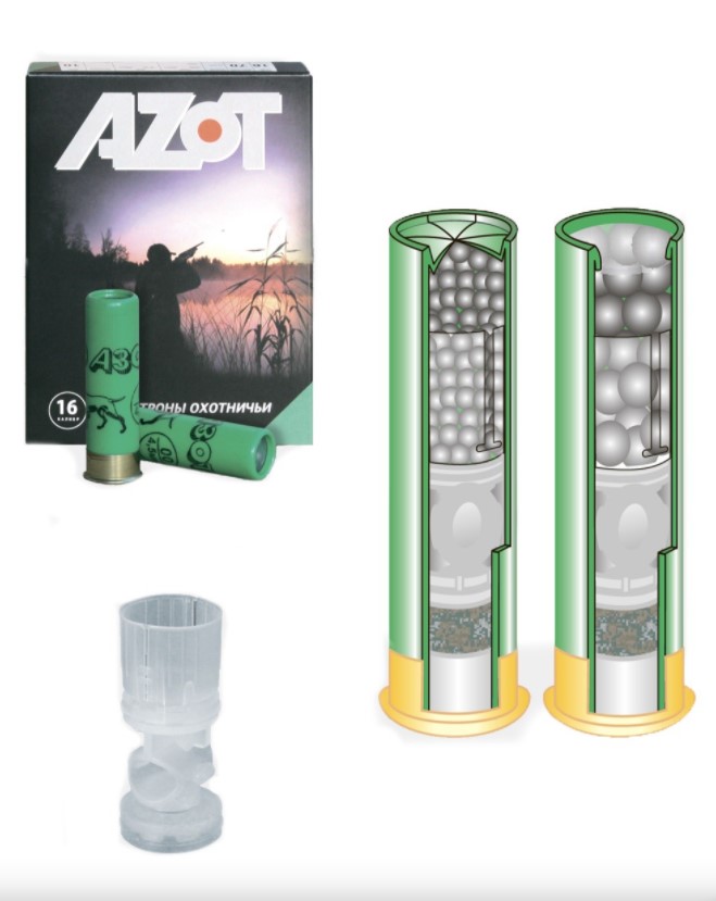 Патрон Азот 16/70 №5 28гр (10)