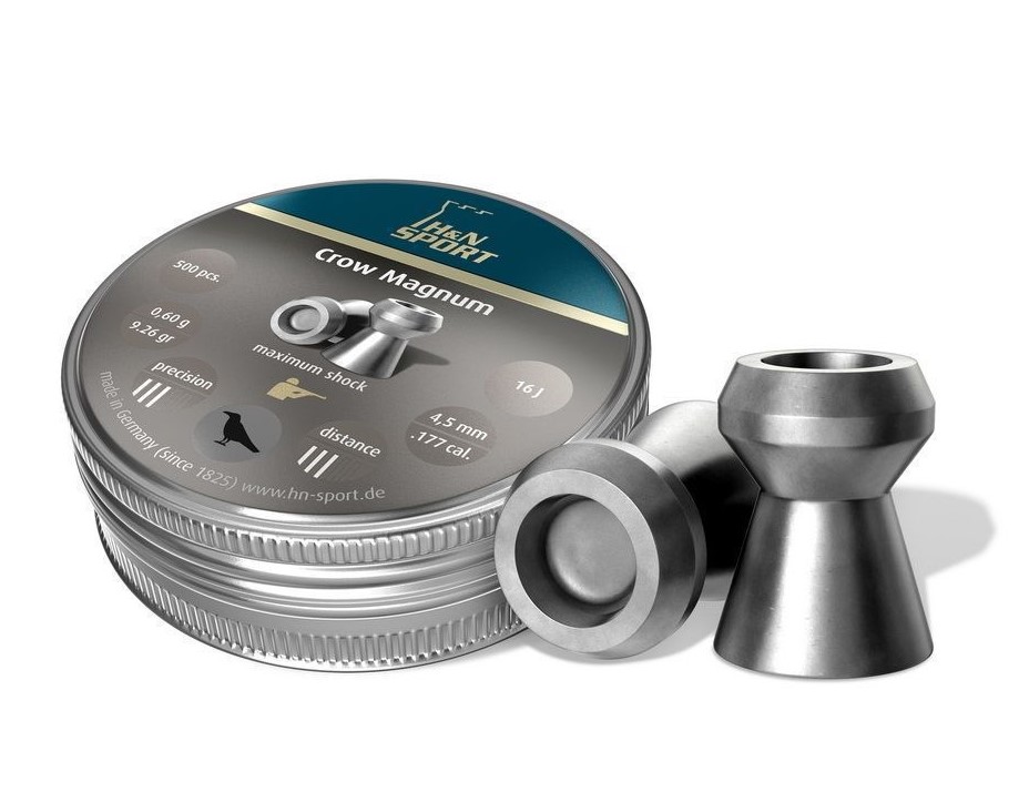 Пуля пневм. H&N Crow Magnum 4,5мм (500)/1уп.