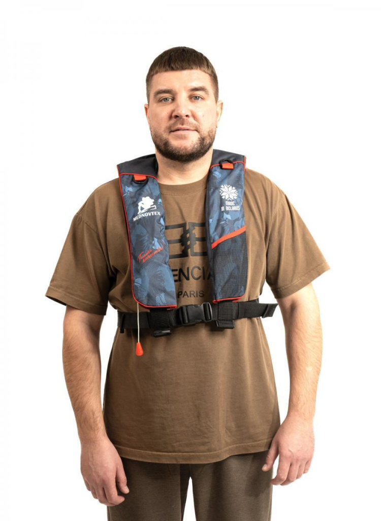 Жилет спасательный самонадувной Mednovtex