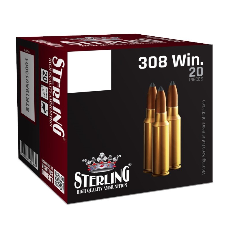 Патрон 308Win Sterling SP 147 (20) /1шт