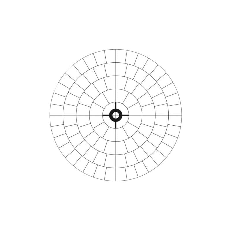 Мишень 100-дольная д/исп. ружья и патронов /100д/