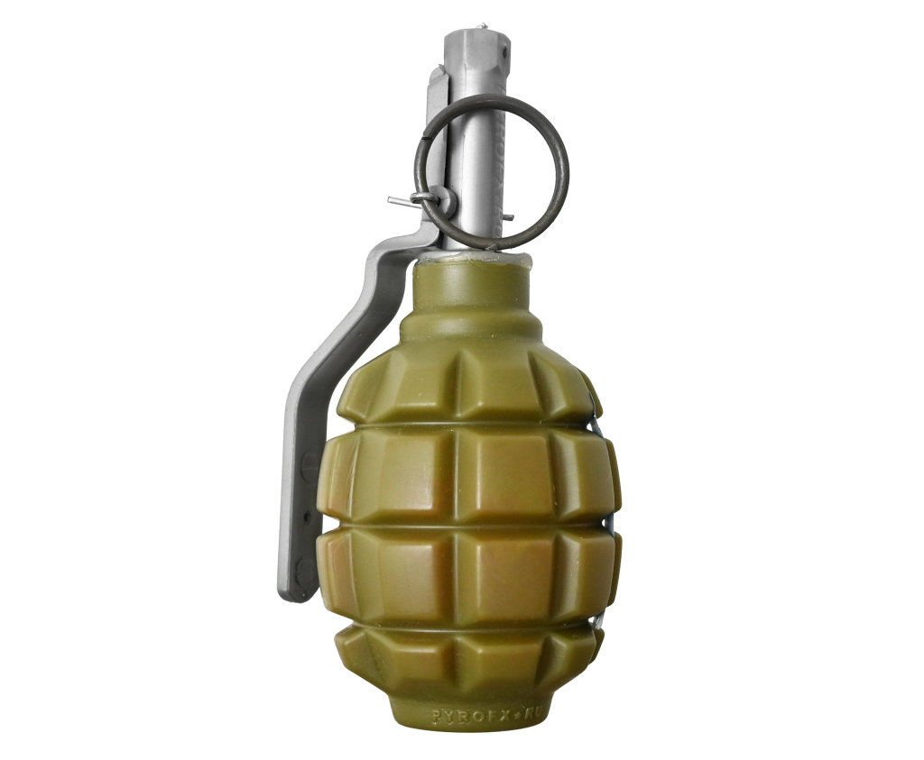 Муляж F-1Р-Граната пиротехническая краска пейнтбол PYROFX