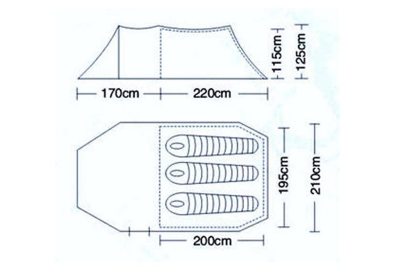 Палатка CAMPACK-TENT Field Explorer 3 (3)