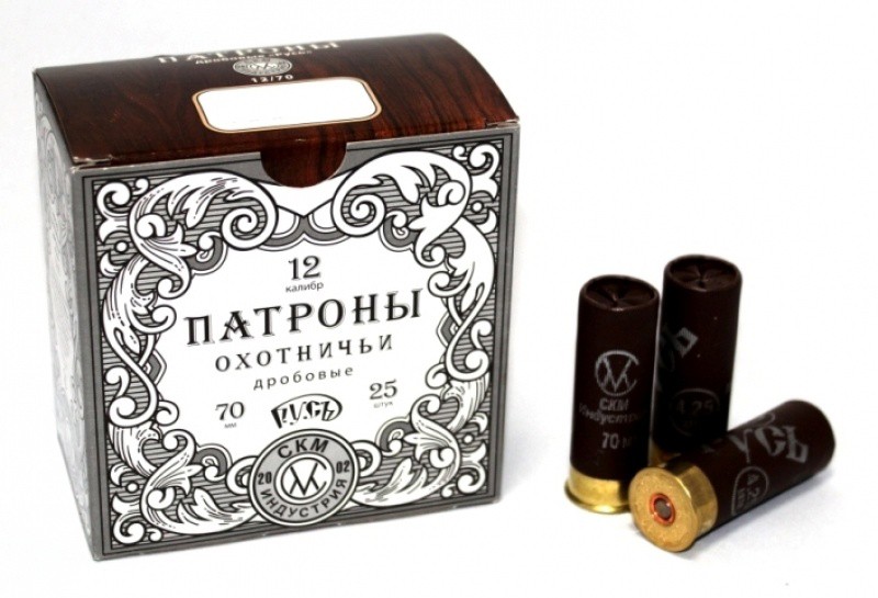 Патрон СКМ 12/70 №0 Русь 32гр. (25)
