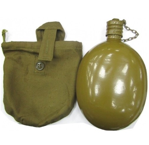 Фляга армейская в чехле