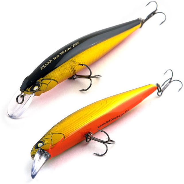 Воблер Akara Best Minnow 100SP 15 гр. (9/17 oz 3,9 in)  A23/59/125/212 (1)