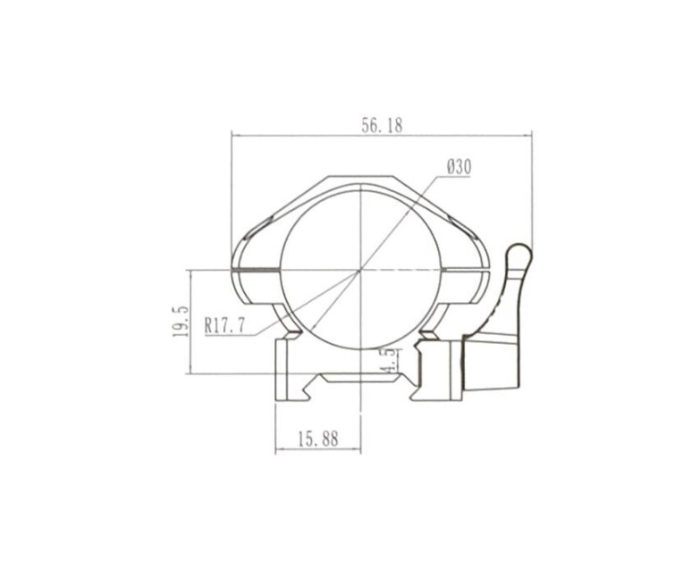 Кольца Nikko Stirling Diamond QR быстросъемные на weaver 30 низкие /NSMQR30WL/