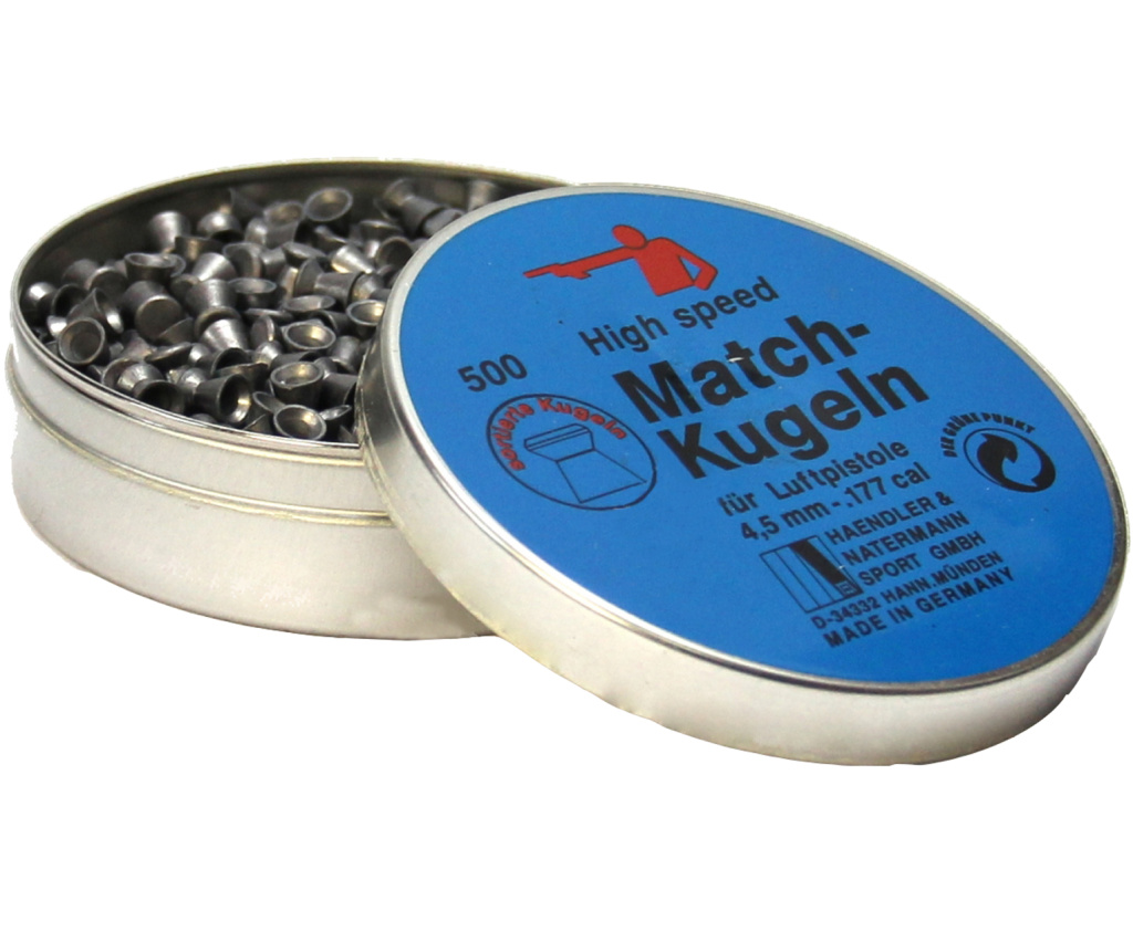 Пуля пневм. H&N Match Kugeln 4,48мм д/пист (500)/1уп.