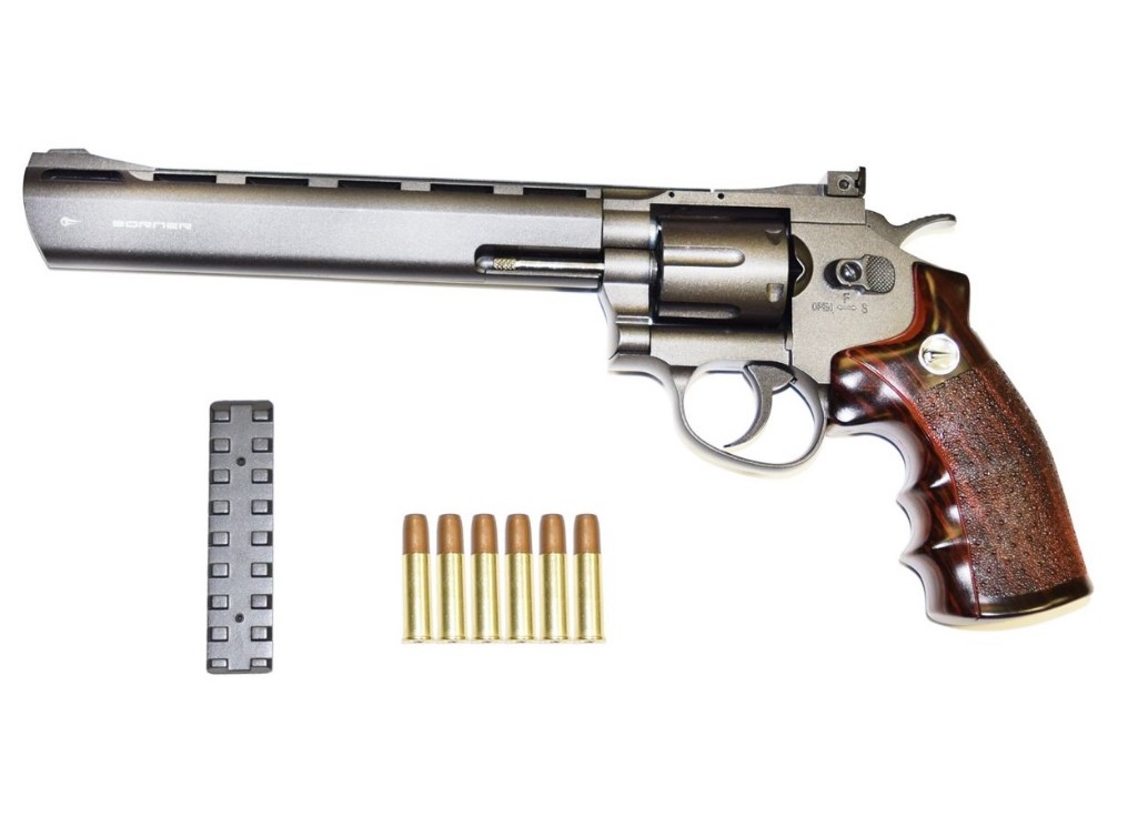Пневматический револьвер BORNER Super Sport 703 k.4,5мм.(c картриджами 6шт.)