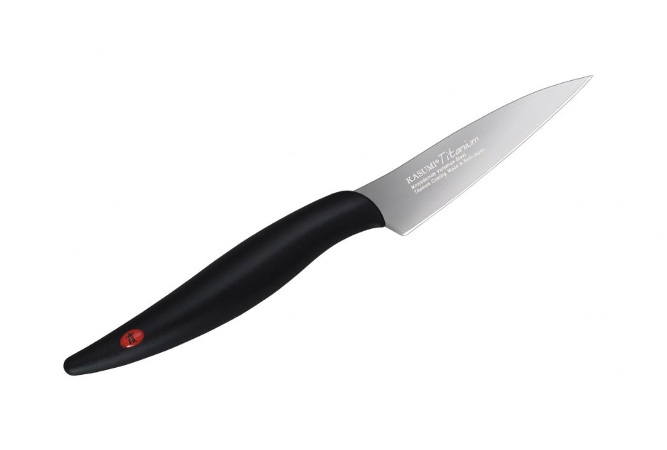 Нож KASUMI кухонный для чистки овощей Titanium 8см серый /22008GR/