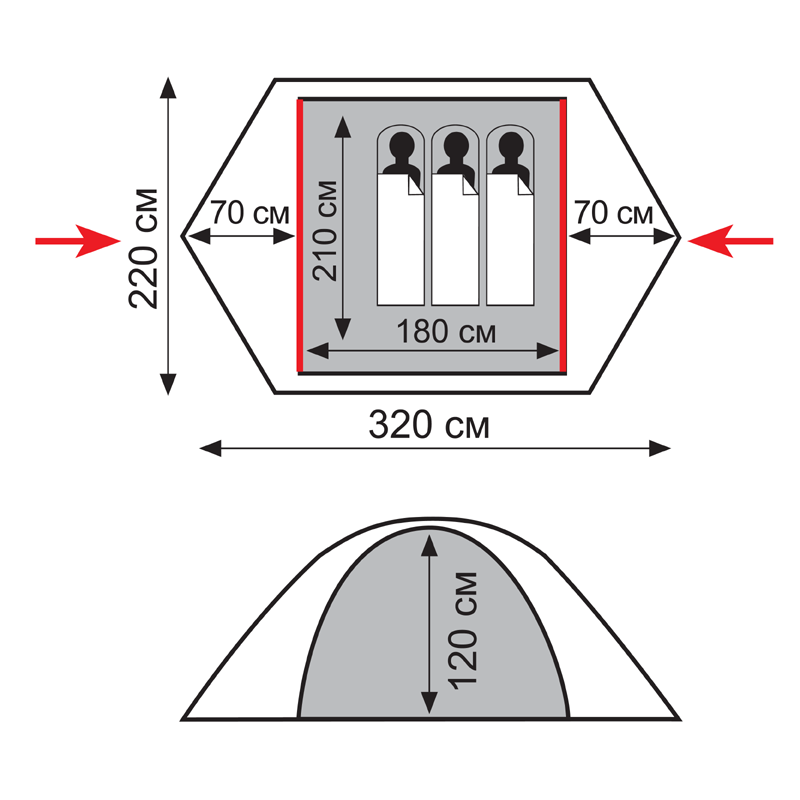 Палатка SOL HUNTER 3 /SLT-001.11/
