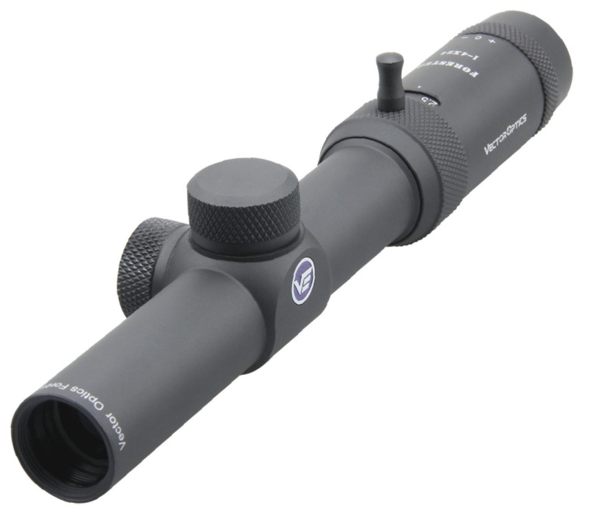 Прицел Vector Forester JR  1-4x24, сетка крест с точкой,  (SCOC-28)