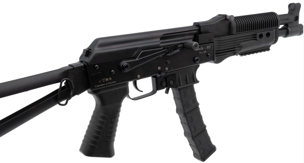 Нарезной карабин JACK-02 к.9x19мм с бок.планкой