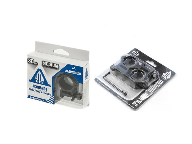 Кольца Leapers UTG AccuShot 30мм на Weaver STM средние /RGWM-30М4/
