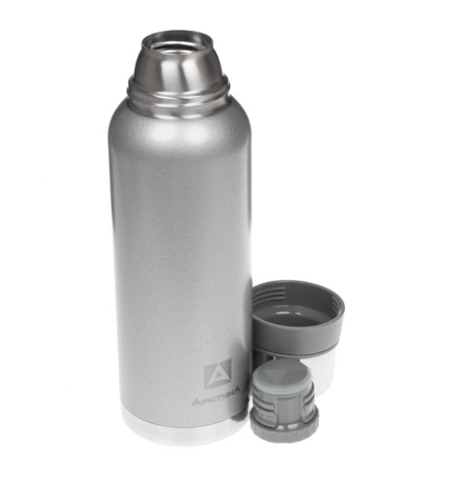 Термос Арктика с узким горлом 1,2л американский дизайн серебро /106-1200/