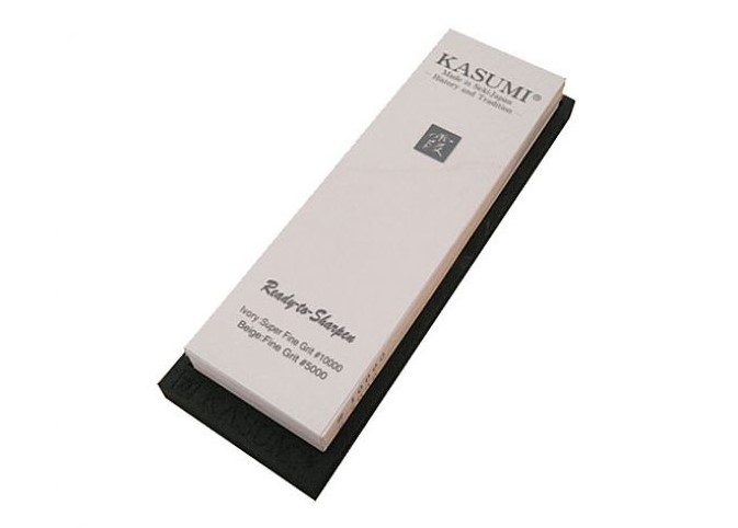 Камень точильный комбинированный на резиновой подставке 5000/10000/KASUMI 80005