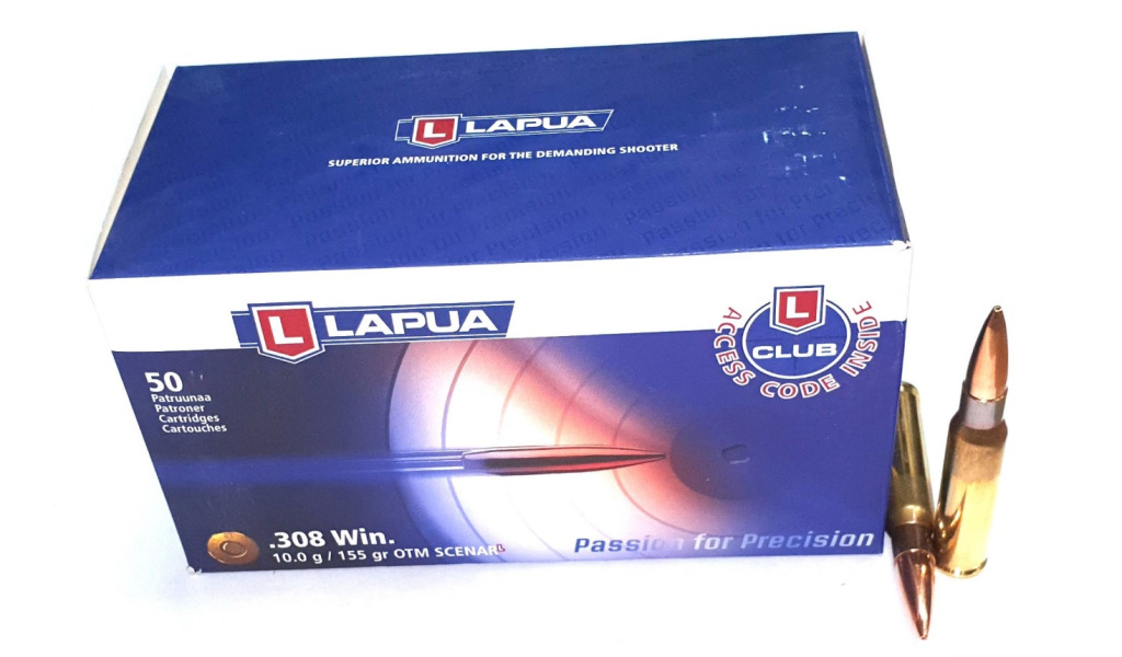 Патрон .308Win Lapua 154/10.0гр. Scenar-L /1шт