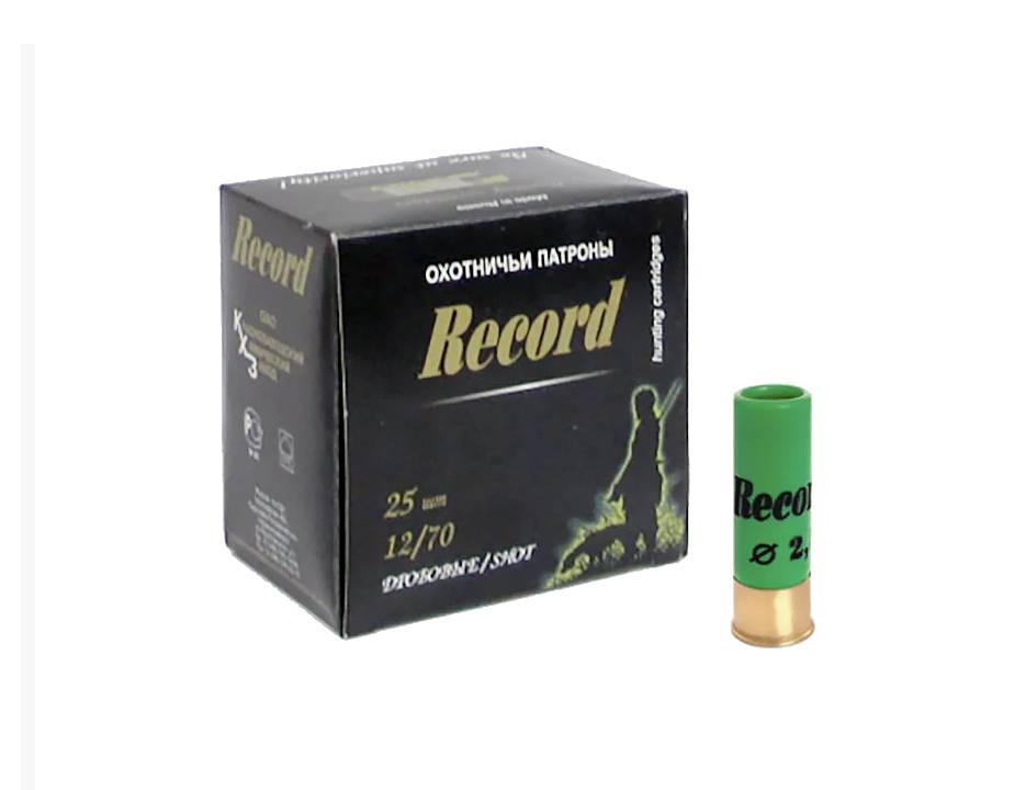Патрон Record 12/70 №4 32гр (25)